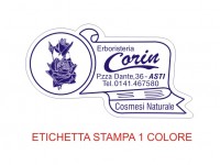Etichette adesive per erboristerie, cosmetica, cosmesi (mm52X29)  (cod.14M )